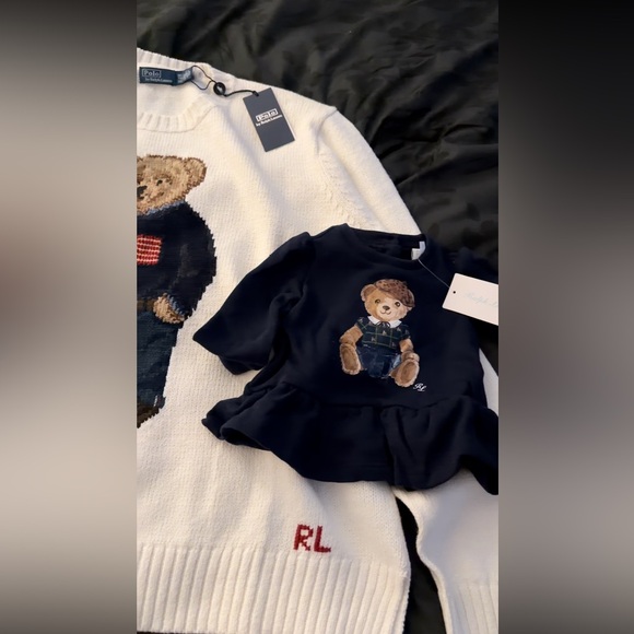 Ralph Lauren polo bear sweater - Picture 2 of 2